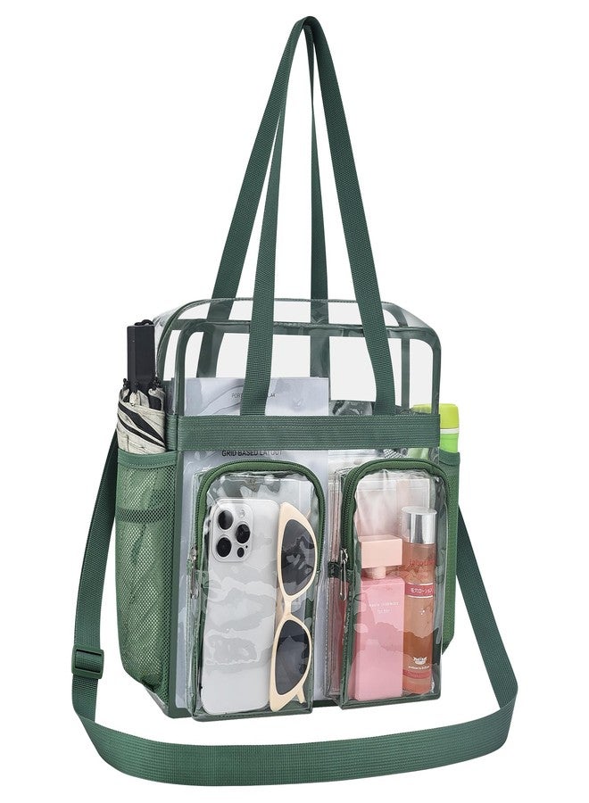 Oraben Clear Bag for Stadium Events 12x6x12 Clear Tote Bag for Women Transparent Lunch Bag for Work Sports Concert - Image 1